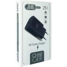 TeknoKapsül 25W Pd Hızlı Şarj, Type-C Başlık Girişli Başlık Subzero SG63