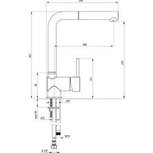 TeknoKapsül Spiralli L Tipi Siyah Mutfak Bataryası
