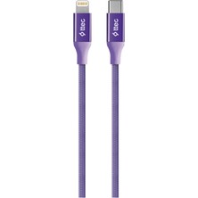 Ttec Alumicable USB-C Lightning Hızlı Şarj Kablosu 150CM Mor