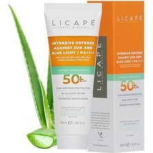 TeknoKapsül Licape Yağlı Ciltler Için Aloe Vera Özlü Yüksek Korumalı Güneş Kremi 40ML