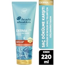 TeknoKapsül Head & Shoulders Dermaxpro Scalp & Hair Revitaliser Dökülme Karşıtı Saç ve Saç Derisi Bakım Kremi Kafein ve Seramid ile 220ML