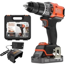 TeknoKapsül &decker BLD682D1XK-QW 18V POWERCONNECT™ Kömürsüz Şarjlı Matkap/vidalama (1 x 2.0AH Akü, 1A Şarj Cihazı ve Kitbox Ile)