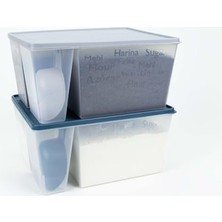 TeknoKapsül Un ve Şeker Kabı(Ölçü Kaşıklı)