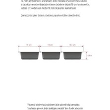TeknoKapsül Mutfak Çekmece Içi Kaşıklık, Tek Bölmeli Modül 11CM x 48CM