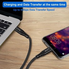 TeknoKapsül Turbo Serisi 100W 5A Type C To Type C Pd 2.0 5 Gbps 2 Metre Hızlı Şarj ve Data Kablosu Bo-02