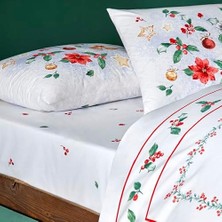 TeknoKapsül Charm Glowlu Standart Pamuk Nevresim Takımı, Kırmızı, Çift Kişilik