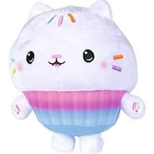 TeknoKapsül 6305875231NPB, Gabby's Doll Cakey Kedi Peluş Figürü, Özel ve Detaylı Tasarım, Dayanıklı Kumaş, 25 cm