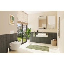 TeknoKapsül Archiplan 7401B003-0041 Dar Lavabo, 60X38 Cm, Beyaz