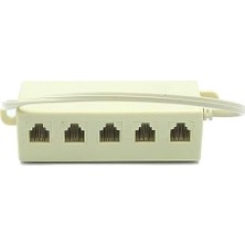 TeknoKapsül Telefon Çoğaltıcı RJ11 Hat Çoğaltıcı Ev Telefonu Hat Çopaltıcı