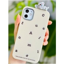 TeknoKapsül 12 ve 12 Pro ile Uyumlu Koala Tasarım Oyuncaklı Esnek Silikon Kılıf