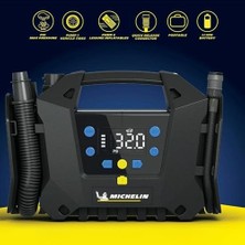 TeknoKapsül MC34259 11.1VOLT/2.5AH. Li-Ion 120PSI Ayarlanabilir Dijital Basınç Göstergeli Şarjlı Lastik & Yatak Şişirme Pompası