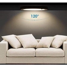TeknoKapsül 20W Gece Gündüz Sensörlü Sıva Üstü Tavan Armatür Bologna Slim Kasa Panel LED Armatür 2050 Lm (Gün Işığı)