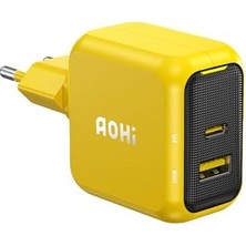 TeknoKapsül Magcube 2 Portlu Şarj Adaptörü, Gan+ 67W Hızlı Şarj Cihazı