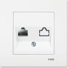 TeknoKapsül Beyaz Tekli Data CAT5E