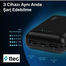 TeknoKapsül Recharger 10.000 Mah Taşınabilir Hızlı Şarj Aleti,powerbank