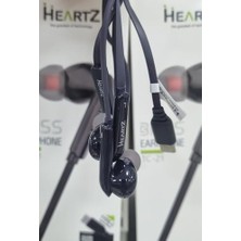 TeknoKapsül Siyah Silikon Kablolu Type C Kulaklık Tüm Typec Çıkışlı Cihazlara Uyumlu Tak Çalıştır Tüm Cihazlara Uygun, Bluetooth Gerekmez Mükemel Ses Bass Tiz Mikrofon Aaa Kalite !!!!!!