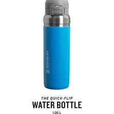 TeknoKapsül Go Flip Paslanmaz Çelik Termos, Mavi (Azure), 1.06 Litre