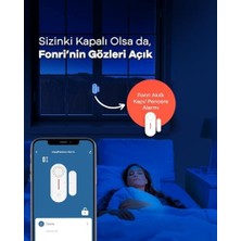 TeknoKapsül Akıllı Kablosuz Kapı Pencere Alarmı, Mobil Bildirim, Wifi, Uzaktan Takip, 2 Yıl Garantili ve Destekli (1)