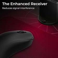 TeknoKapsül Zowıe U2-Dw Orta Boy 4K Simetrik Kablosuz E-Spor Oyuncu Mouse Gelişmiş Alıcı