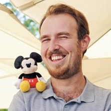 TeknoKapsül 6315870460, Mickie Manyetik Peluş Figürü, Özel Tasarım, Tam Detaylı, Kıyafler ile Takılabilir, Mıknatıslı, 12 cm