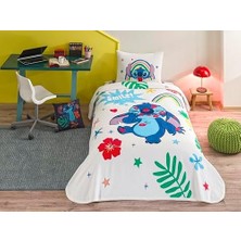 TeknoKapsül Stitch Standart Pamuk Nevresim Takımı, Çok Renkli, Tek Kişilik
