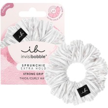 TeknoKapsül Saç Lastiği Extra Care Beyaz Scrunchie Pure White, Saç Lastikleri Kızlar ve Kadınlar Için Güçlü Tutuş, Scrunchies Kadife Beyaz, Münih'in Kalbinde Tasarlanmıştır