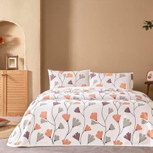 TeknoKapsül Baskılı Lassie Tek Kişilik Pike Takımı Kahverengi