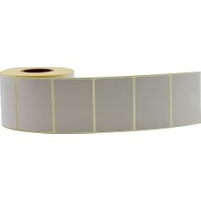 TeknoKapsül Eko Termal Nonperm Etiket 70MM x 50MM Ruloda 1000 Adet 40MM Çapında Cam Yüzeylere Iz Bırakmayan Etiket
