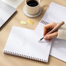 TeknoKapsül A5 Spiralli Karton Kapak 2’li Set Kareli Okul Defteri 80 Yaprak, Ders Programlı Ayıcık