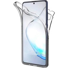 TeknoKapsül Galaxy 20 360 Kılıf Şeffaf Ön Arka Silikon Kmp ile Uyumlu