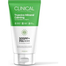 TeknoKapsül Mineral Güneş Kremi Spf 50 – Truecica Hassas Ciltler Için Yatıştırıcı Yüz Güneş Koruyucu, Tinted Nemlendirici Spf’li, Geniş Spektrum Pa++++, Seyahat Boyu, 50 ml