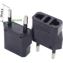 TeknoKapsül Amerikan Fiş Çevirici, Tip C Priz Dönüştürücü, Seyahat Adaptörü, Abd Ingiliz Fişini Avrupa/türkiye 220V Prizine Çevirici, 6A 1600W Maks Güç, A Kalite Sıkı Geçme