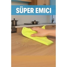 TeknoKapsül Mikrofiber Temizlik Bezi 5’li Set, Ultra Emici ve Yumuşak, Iz Bırakmayan, Islak ve Kuru Kullanım, Makinede Yıkanabilir, Renkli Set Kırmızı, Yeşil, Sarı, Mavi, Gri, 40 cm