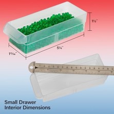 TeknoKapsül 10116 Plastik Parçalar Saklama Donanımı ve El Işi Dolabı, Siyah, 16 Çekmece, 26,7 x 21,6 cm
