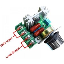 TeknoKapsül 220V 2000W Scr Barındıran Hız Kontrolü Dimmer Motor Kontrolü