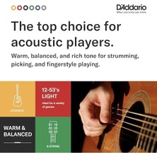 TeknoKapsül EJ15 Akustik Gitar Tel Seti, Phosphor-Bronze, Lig