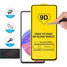 TeknoKapsül Galaxy A54 Uyumlu Ceramic Ekranı Tam Kaplayan Parlak Kavisli Esnek Kırılmaz Cam Ince Esnek Ekran Koruyucu
