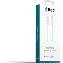 TeknoKapsül Ttec Type-C - Lightning Hızlı Şarj Kablosu 150CM (2 Farklı Renk)