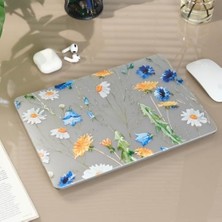 TeknoKapsül Pro Kılıf Koruyucu Sert Kapak 13 Inç Uyumlu Çiçek Desenli Eski HDMI Modeli 2012-2015 A1425 A1502 R-622