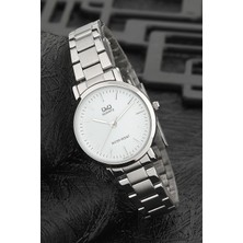 Q&Q Kadın Gümüş Metal Kordon Ince Metal Çerçeve Zarif Ince Hafif Kibar Tasarım Metal Kordon Kol Saati