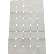 TeknoKapsül Slikon Yumuşak Taban Katlanabilir Aqua Luxe Banyo Paspası 45X70 cm Pratik