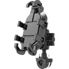 TeknoKapsül Bisiklet Motosiklet ve Scooter Için Gidon Uyumlu Telefon Tutucu Orjinal Malzeme Yüksek Kalite Güneşlik Tasarımlı Modellere Uyumlu Kolay Kurulum Mt-E