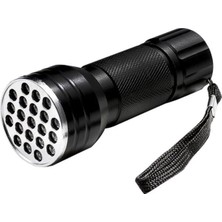 TeknoKapsül Monte Lua Uv Fener 21 LED Para Kontrol Ultraviyole Fener (Mor Işık)