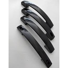 TeknoKapsül Cam Duşakabin Ay Kulp 160 mm 2 Kapaklık Siyah
