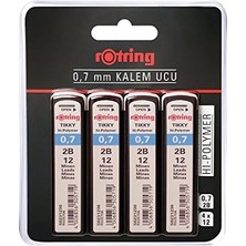 TeknoKapsül Mekanik Kurşun Kalem Ucu, 0,7mm, 2b, 4'lü Blister