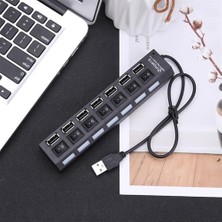 TeknoKapsül A4874-7 Portlu USB 2.0 Hub Switch Çoklayıcı Çoğaltıcı