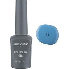 TeknoKapsül Uv Kalıcı Bebak Mavi Jel Oje 16 - Gel Polish - 12 ml