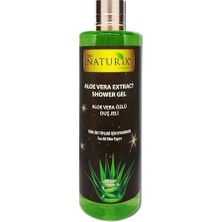 TeknoKapsül Naturix Aloe Vera Duş Jeli 400ML - Rahatlatıcı ve Yenileyici Doğal Içerik - Tüm Cilt Tipleri Için