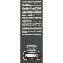 TeknoKapsül Proraso Eau De Cologne Cypress & Vetyver