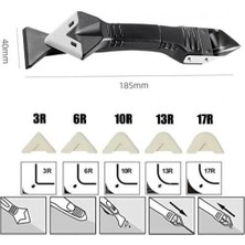 TeknoKapsül Emey Derz Temizleyici Silikon Kazıyıcı ve Slikon, Derz,alçı Sürme Aparatı 3 Ü 1 Arada Sıyırıcı ve Uygulayıcı Aparatı, Derz Silikon Kazıyıcı Uygulayıcı
